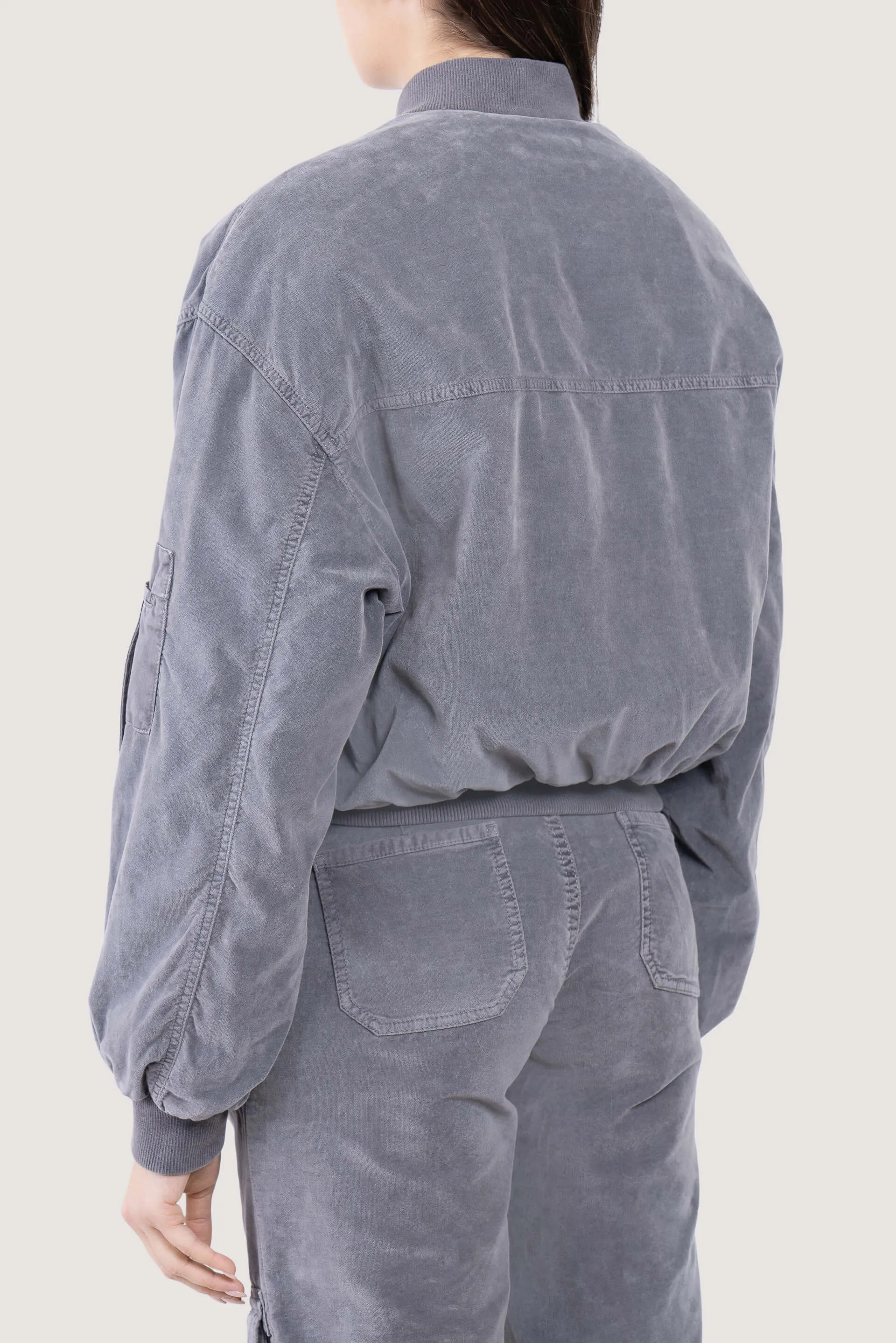 Bomber Jacket With Front Pockets