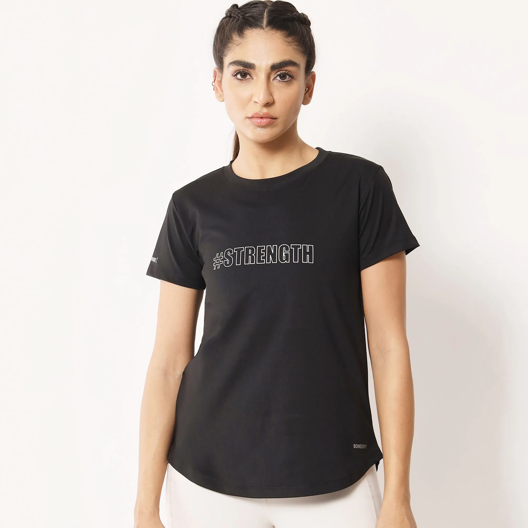 Combo of two Basic Strength T-shirts – Black & Maroon