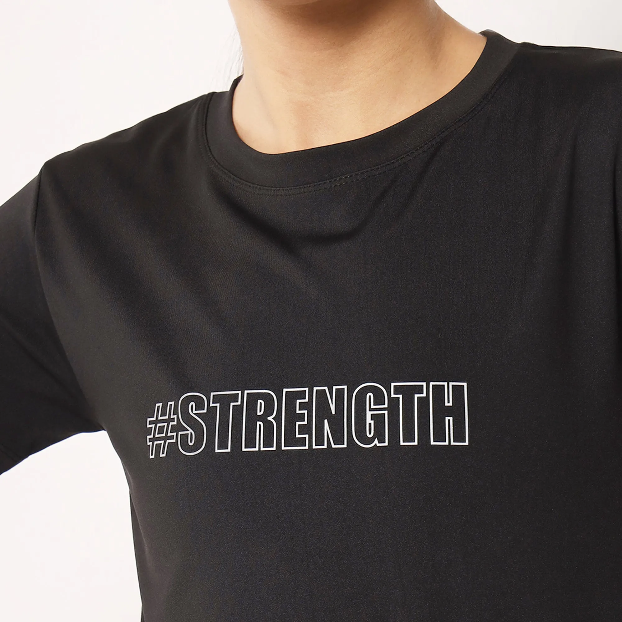 Combo of two Basic Strength T-shirts – Black & Maroon