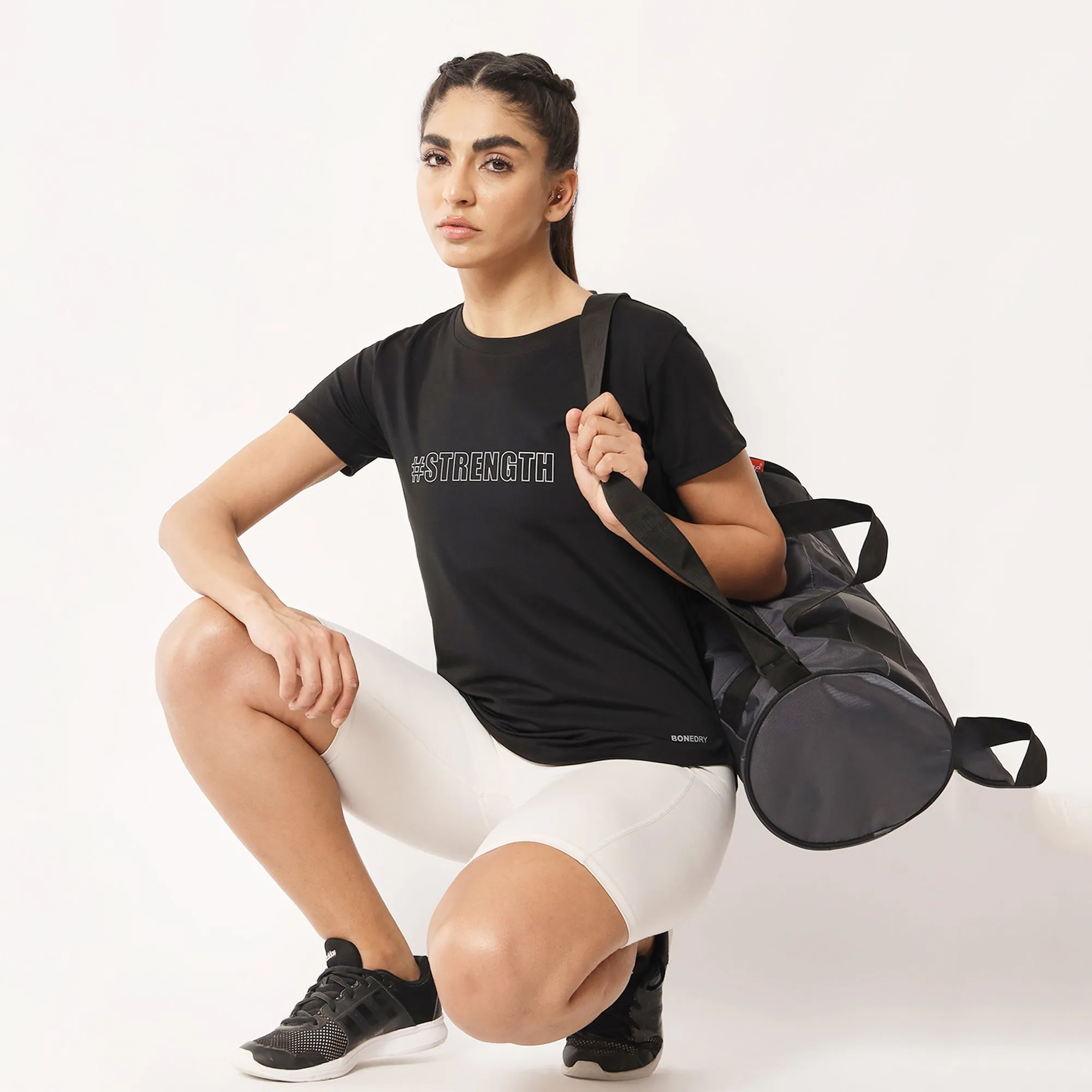 Combo of two Basic Strength T-shirts – Black & Maroon