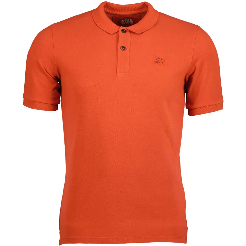 C.P. Junior Logo Patch Polo Shirt