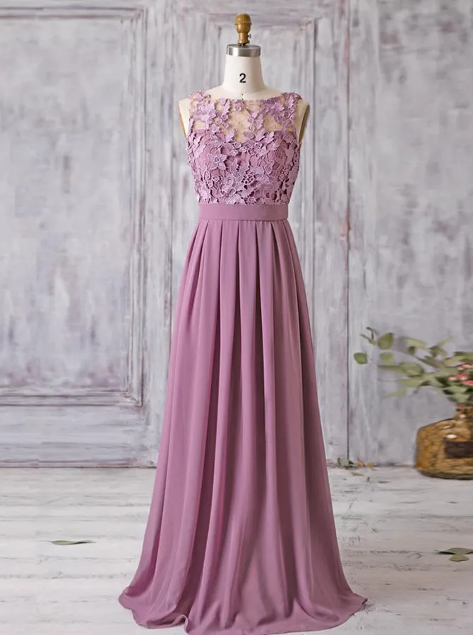 Elegant Bridesmaid Dresses,Long Bridesmaid Dress,BD00338