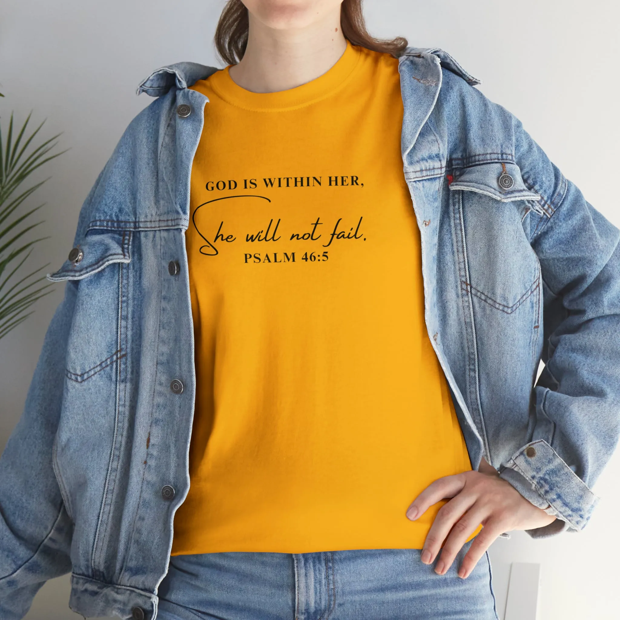 God Is Within Her | Cotton Tee