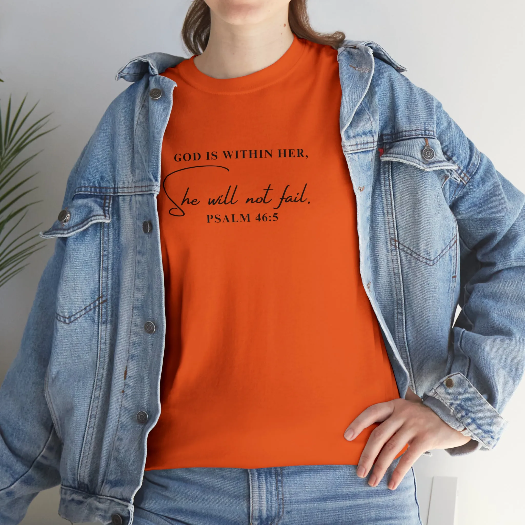 God Is Within Her | Cotton Tee