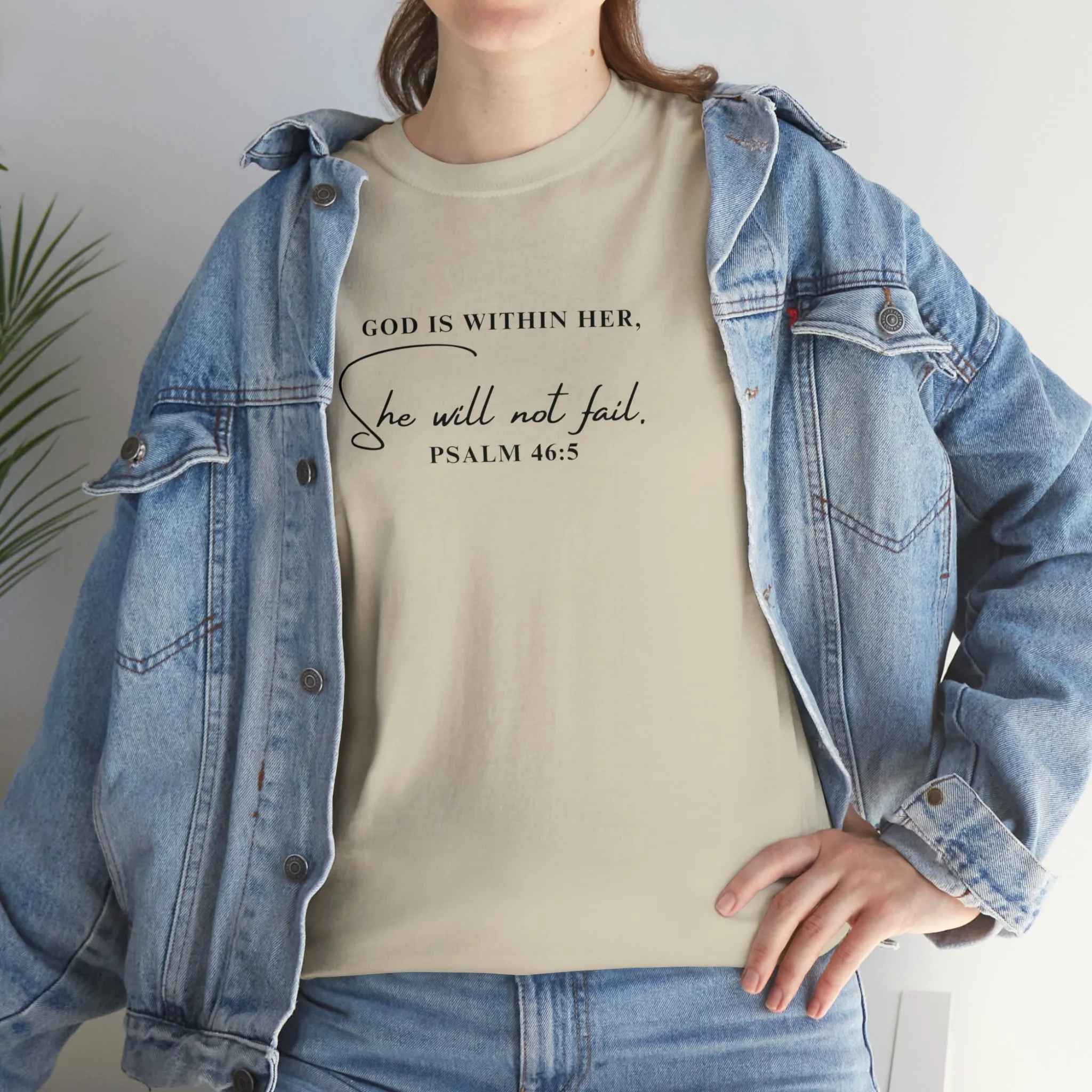 God Is Within Her | Cotton Tee