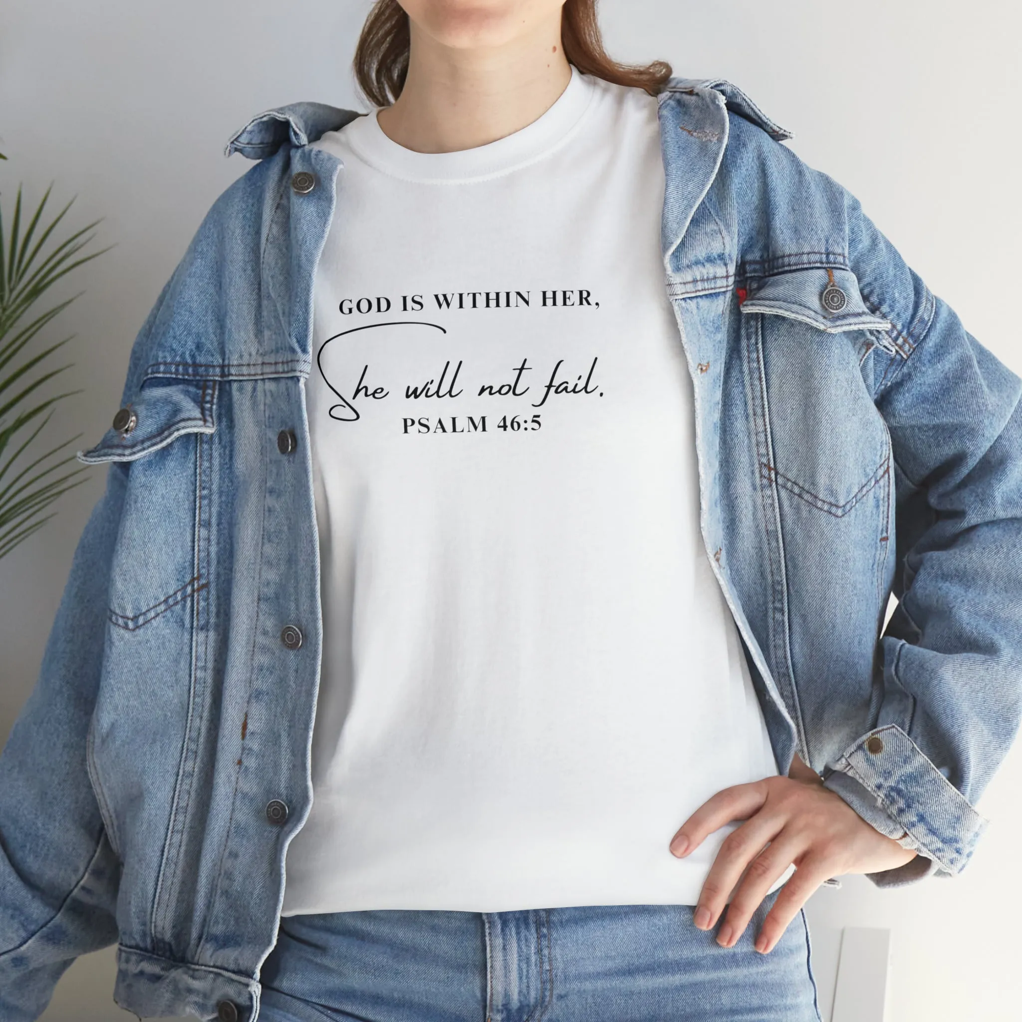 God Is Within Her | Cotton Tee