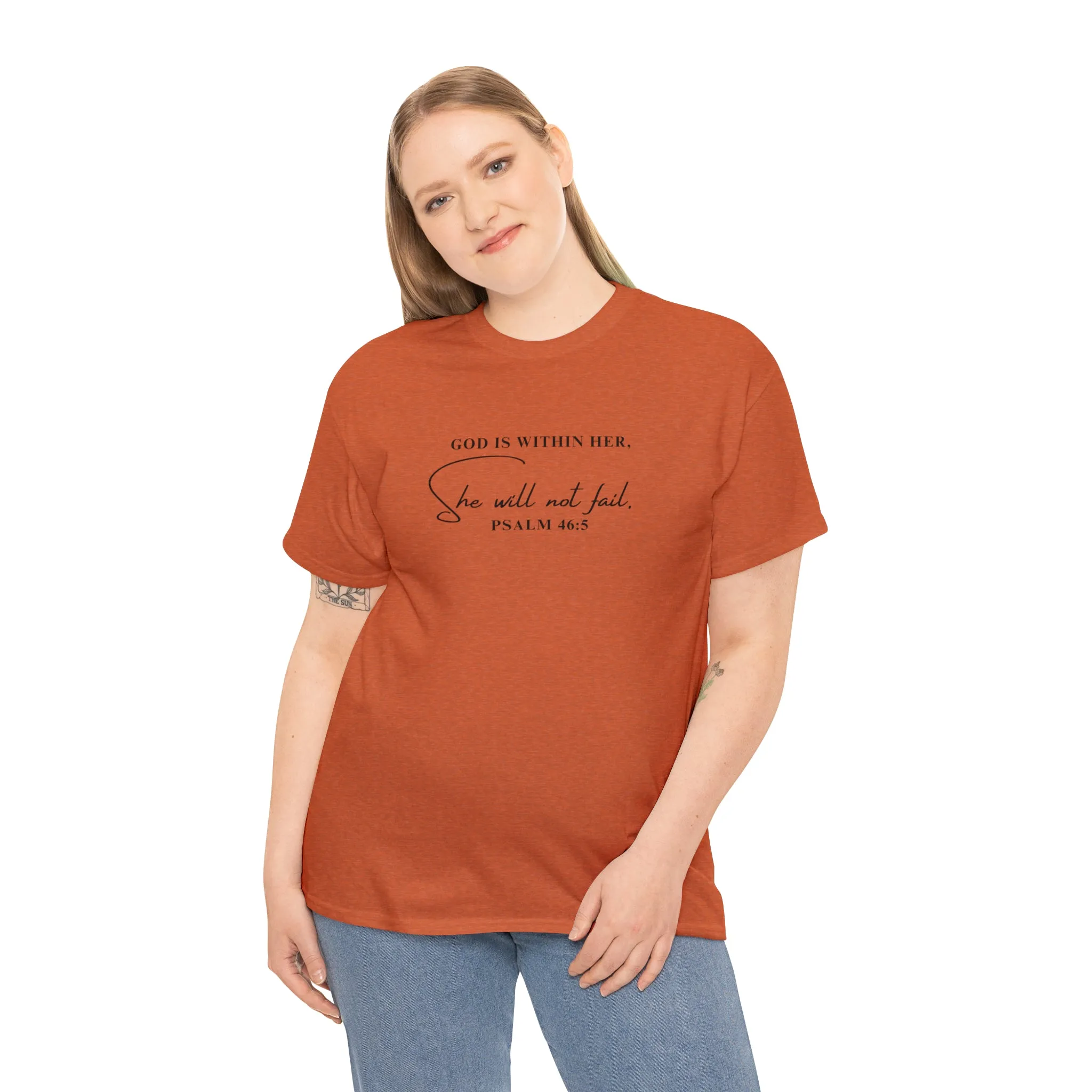 God Is Within Her | Cotton Tee
