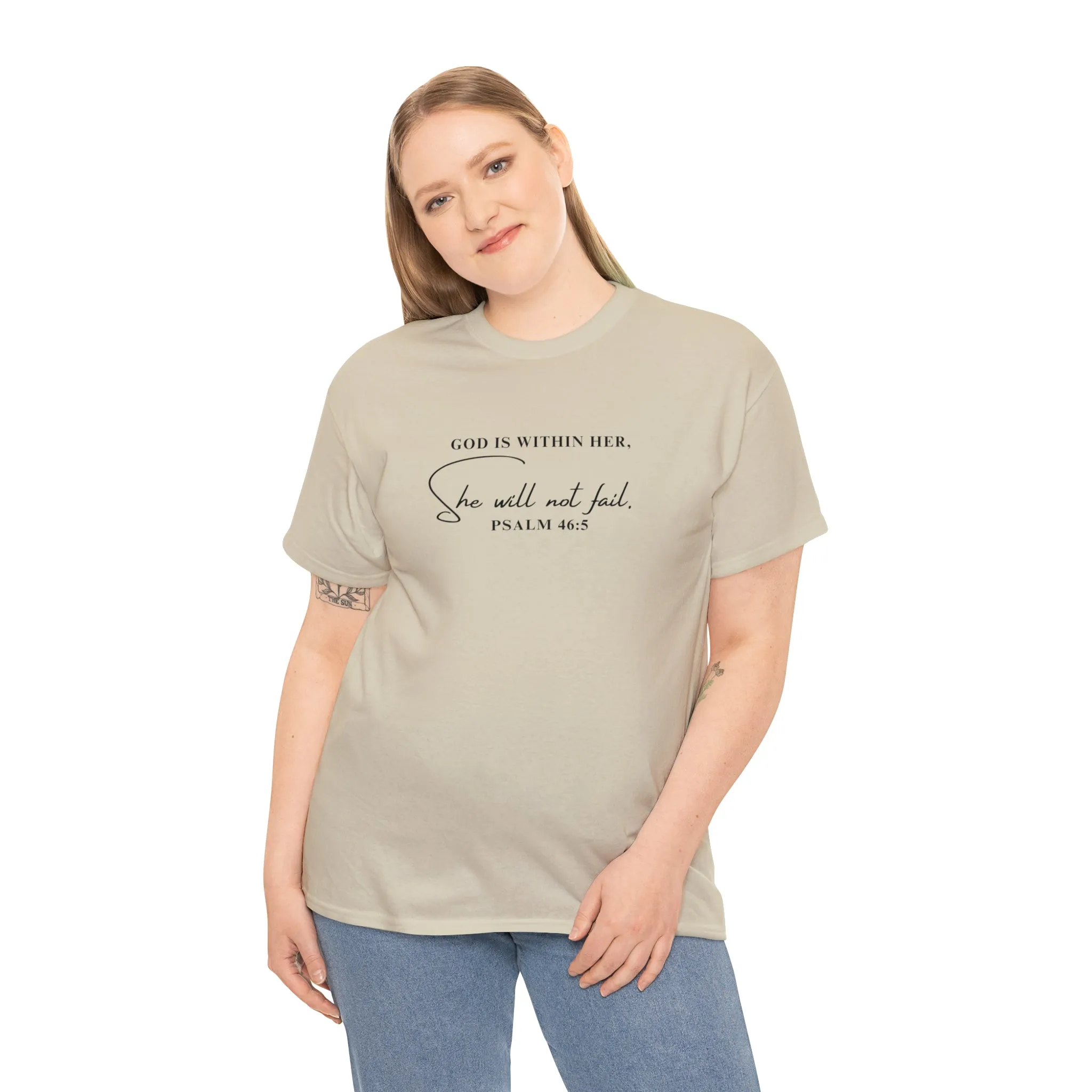 God Is Within Her | Cotton Tee