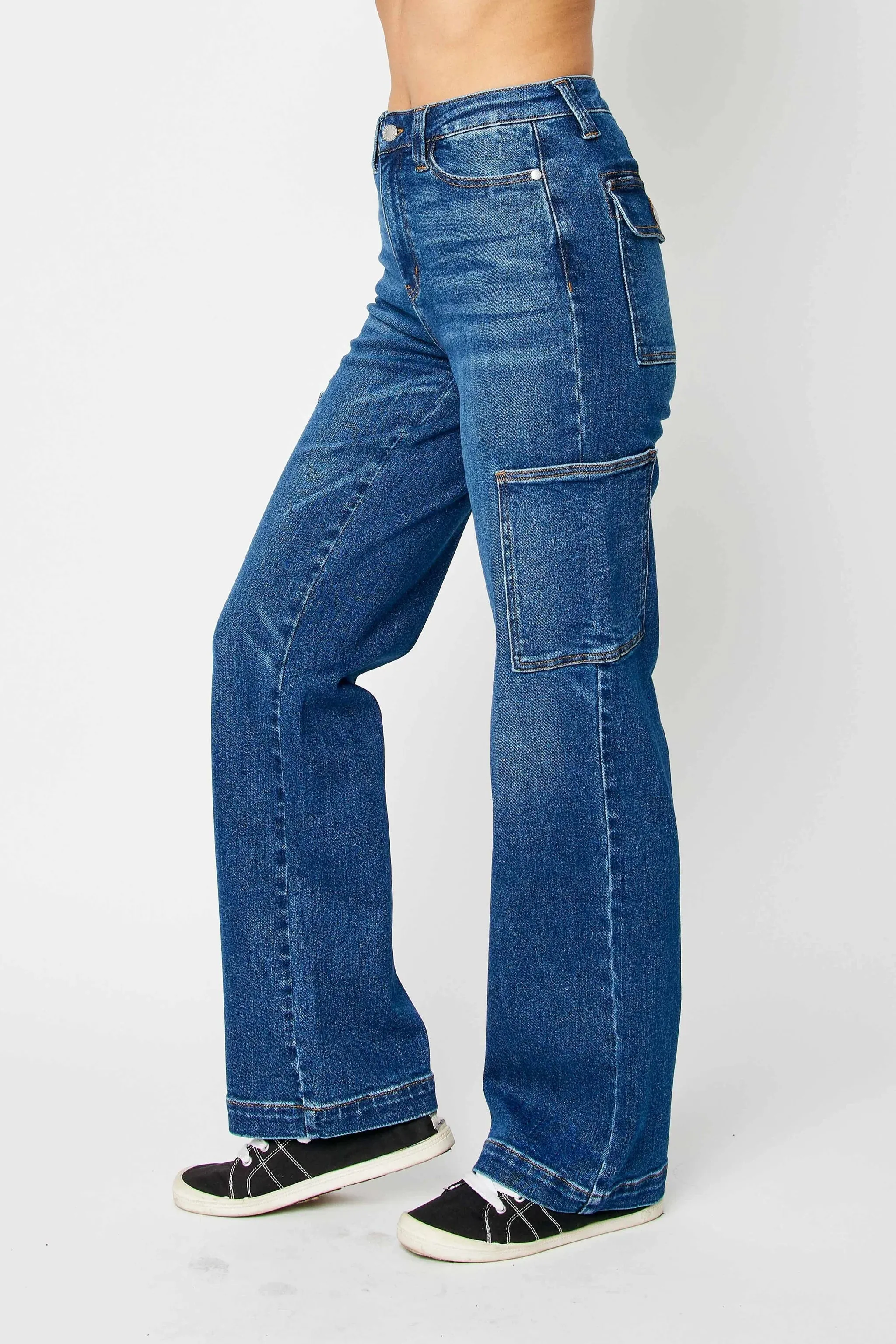 High Waist Cargo Wide