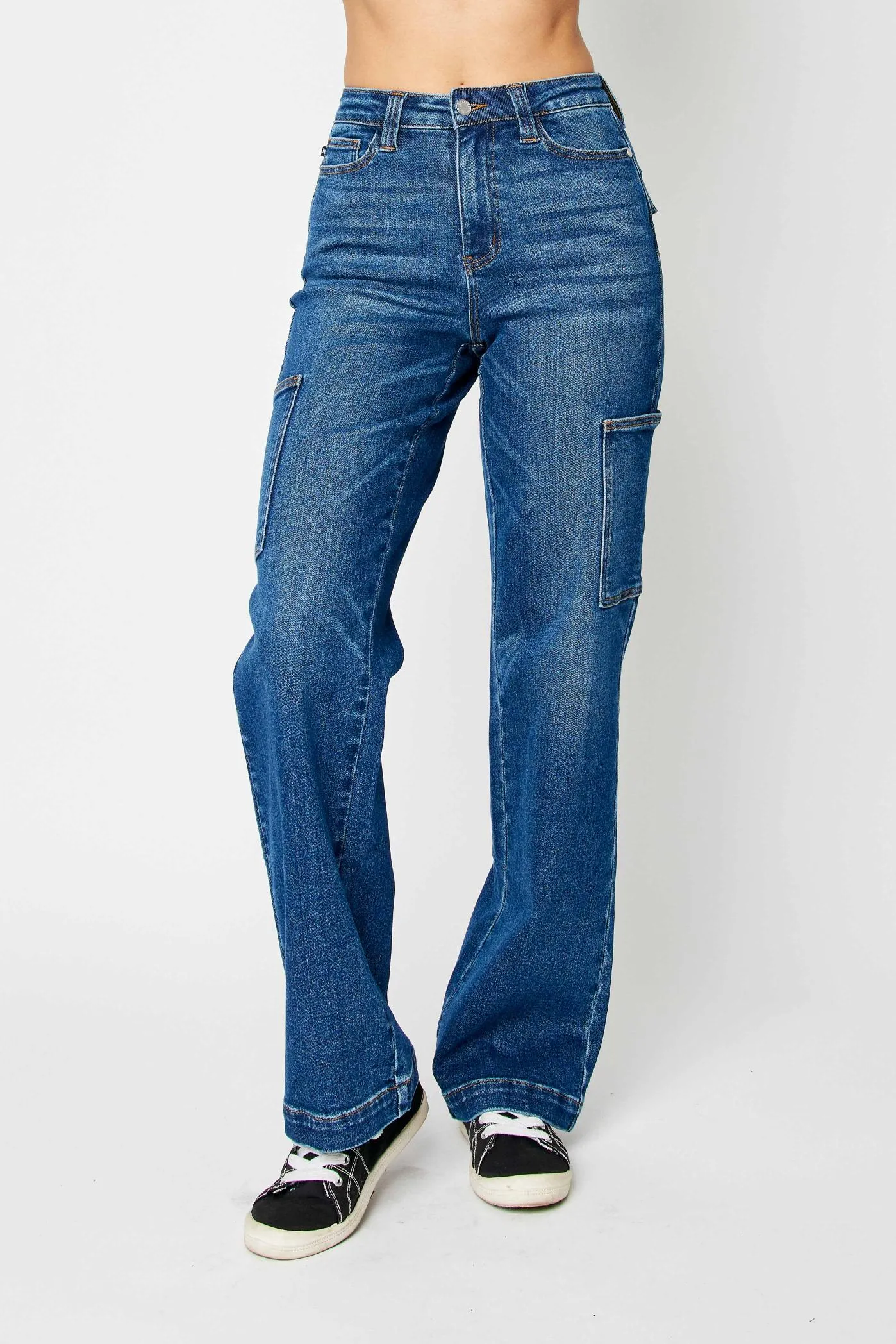 High Waist Cargo Wide