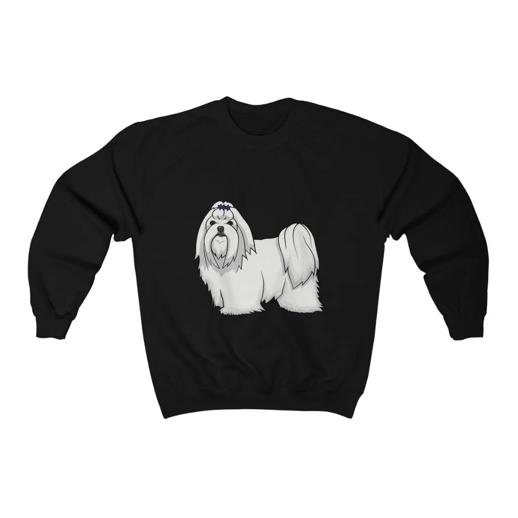 Maltese Unisex Heavy Blend™ Crewneck Sweatshirt, S - 3XL, 11 Colors, Cotton/Polyester, Loose Fit, FREE Shipping, Made in USA!!