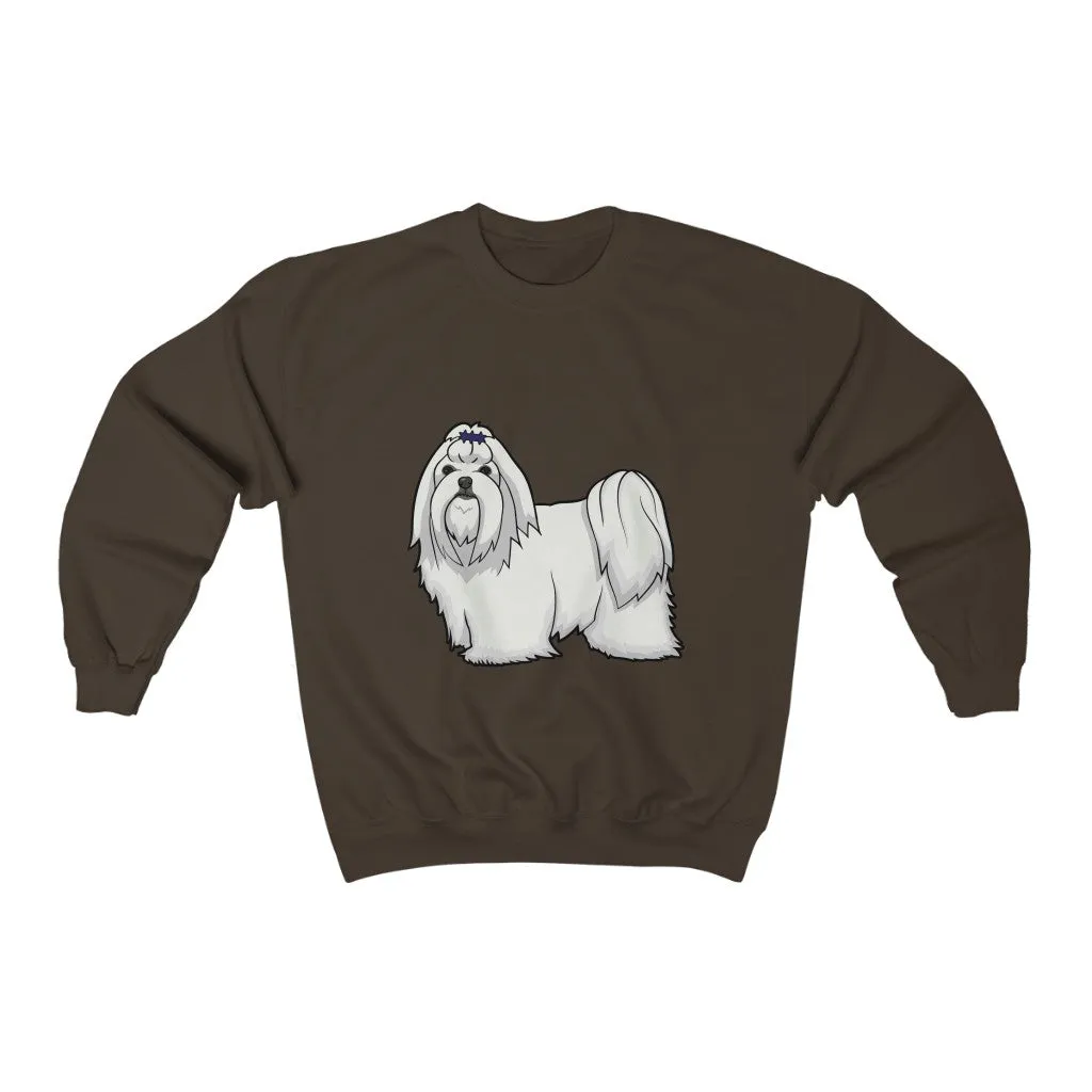 Maltese Unisex Heavy Blend™ Crewneck Sweatshirt, S - 3XL, 11 Colors, Cotton/Polyester, Loose Fit, FREE Shipping, Made in USA!!