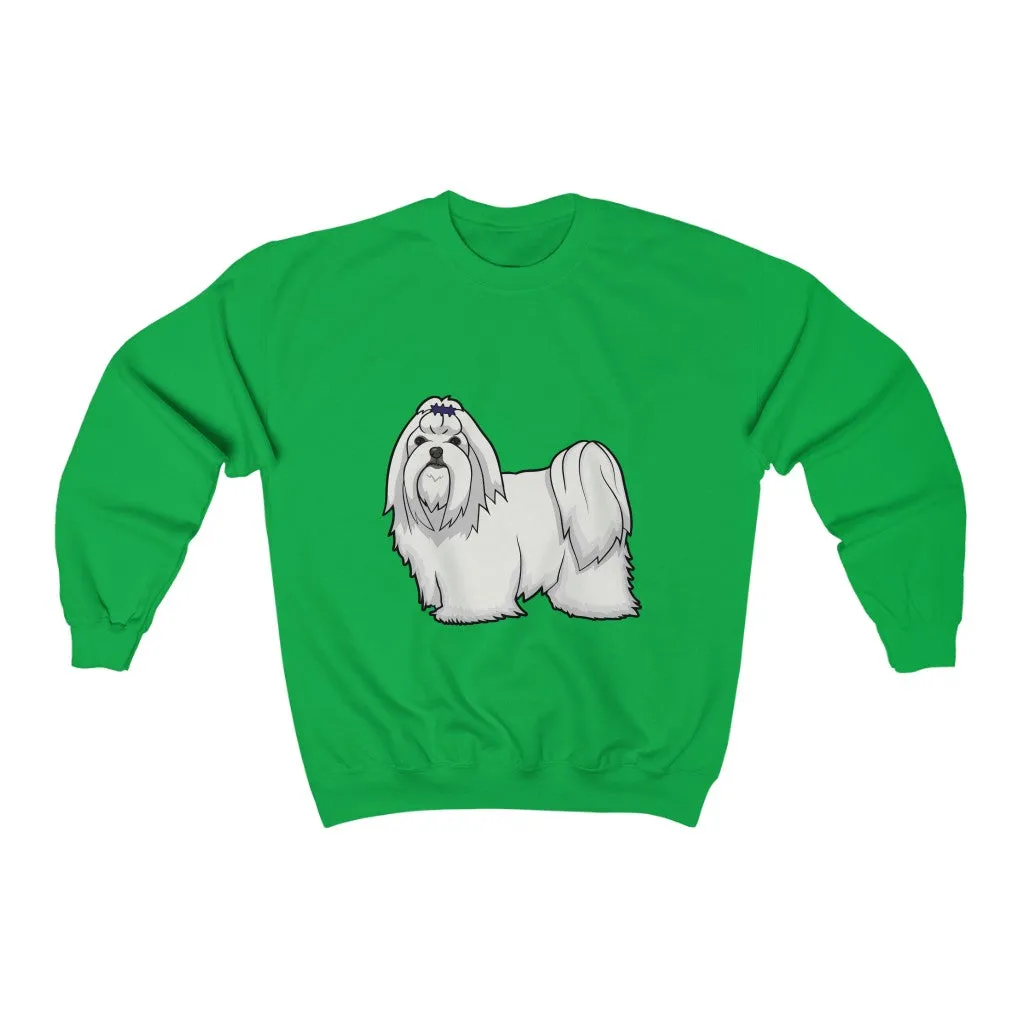 Maltese Unisex Heavy Blend™ Crewneck Sweatshirt, S - 3XL, 11 Colors, Cotton/Polyester, Loose Fit, FREE Shipping, Made in USA!!