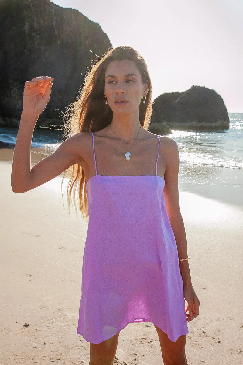 PALMEO SHIFT DRESS - LILAC