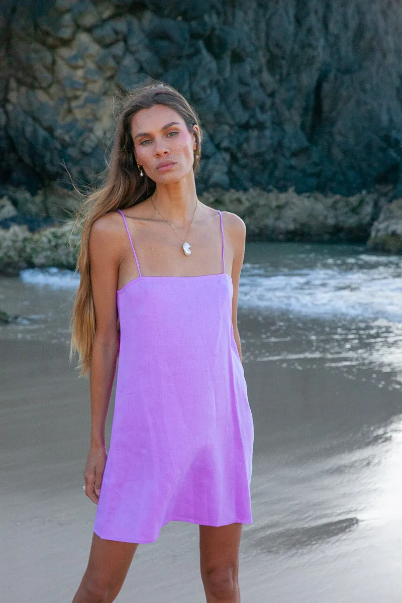 PALMEO SHIFT DRESS - LILAC