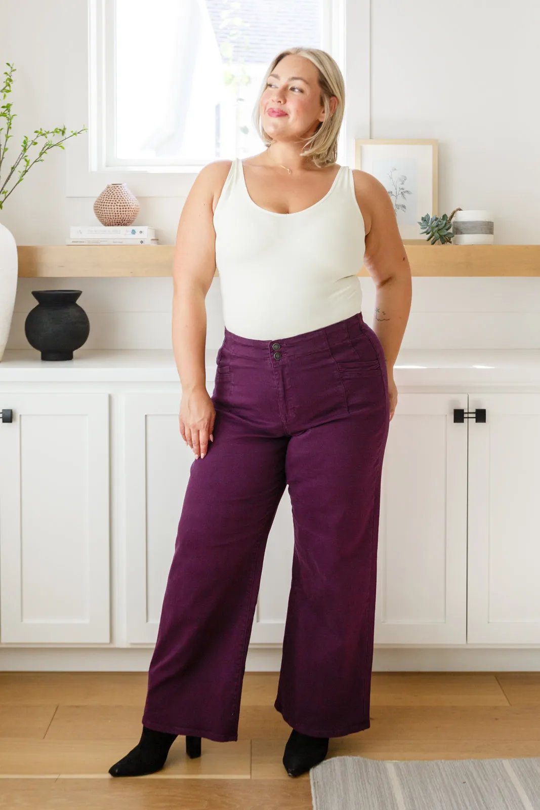 Petunia Jeans in Plum