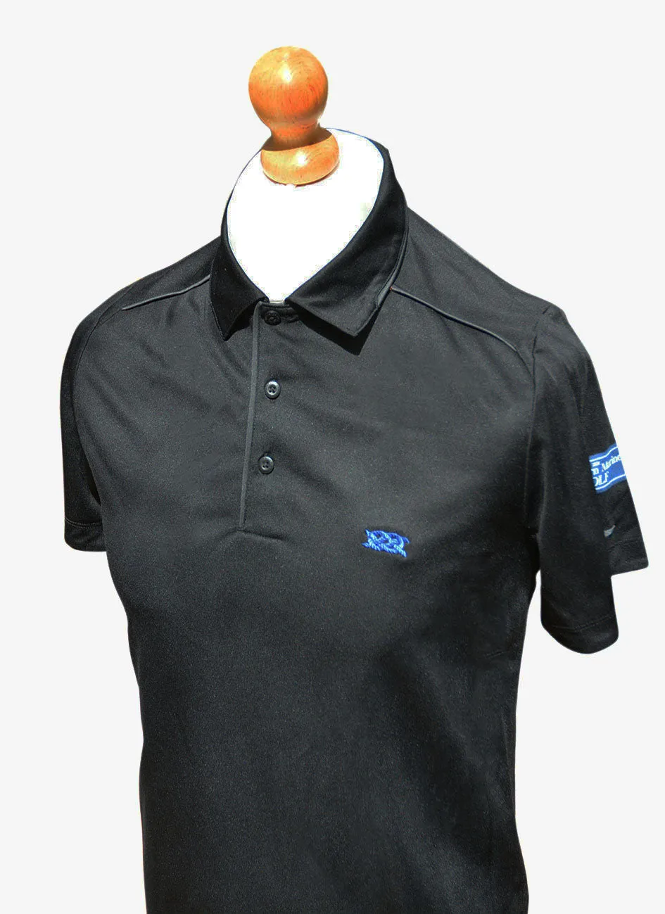 Southern Marine's Golf Polo Shirt - The Eaton in Black     ON SALE