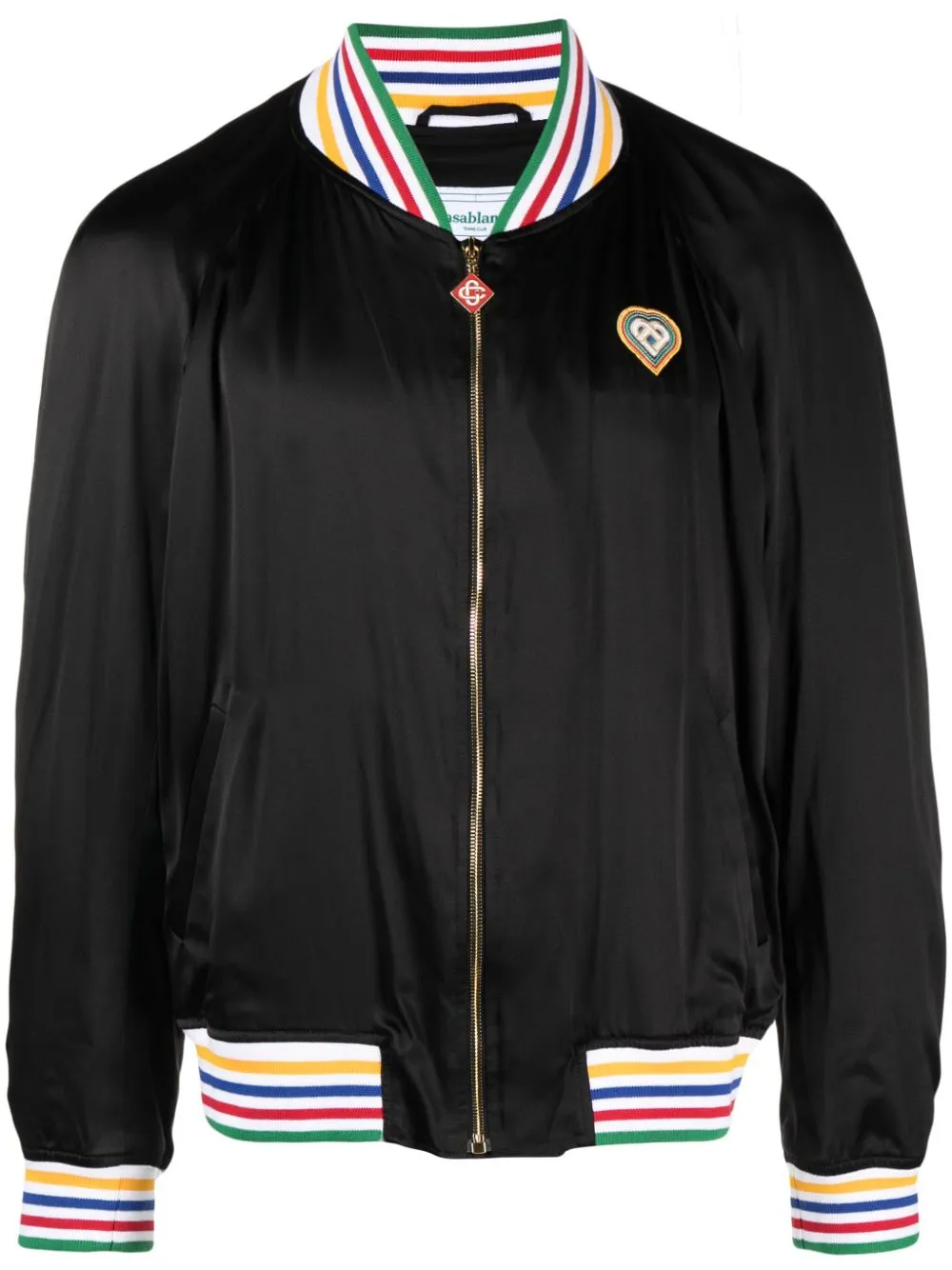 Souvenir logo-patch bomber jacket