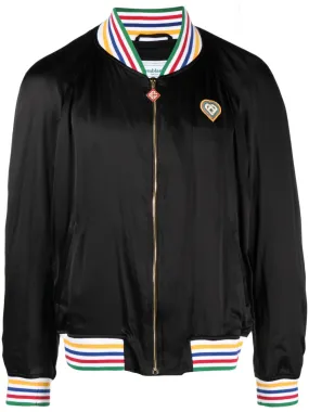 Souvenir logo-patch bomber jacket