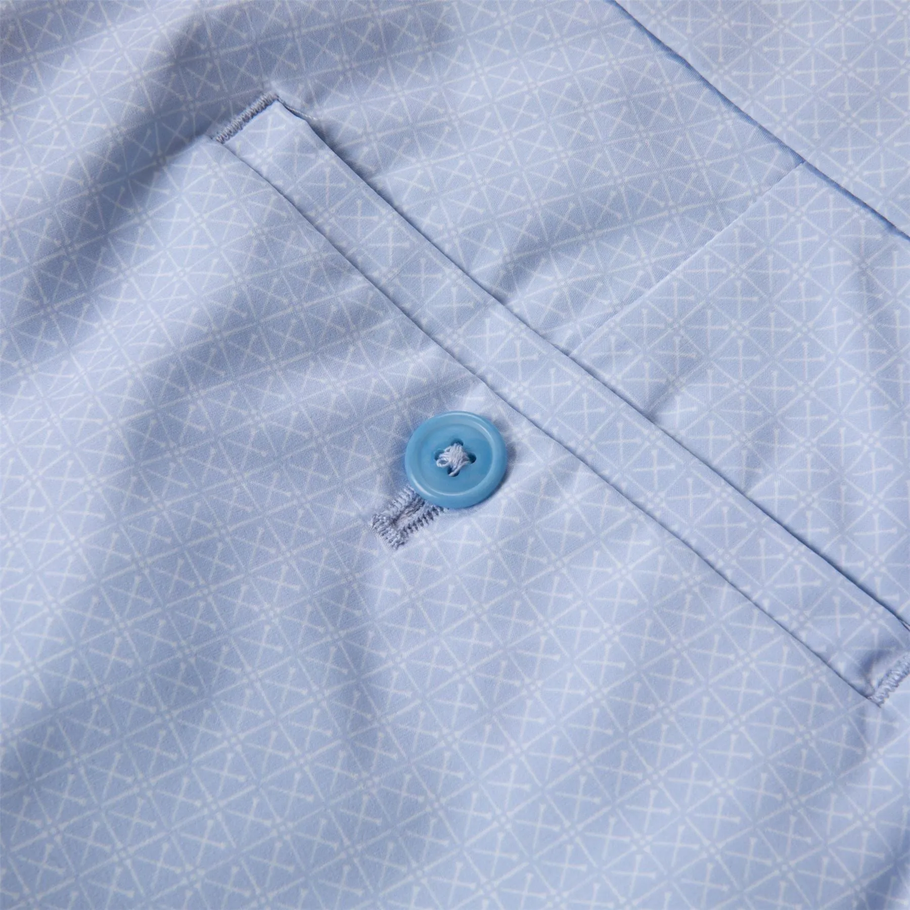Tailored Fit Water-Repellent Pants Office Blue Tee Tile - SS24