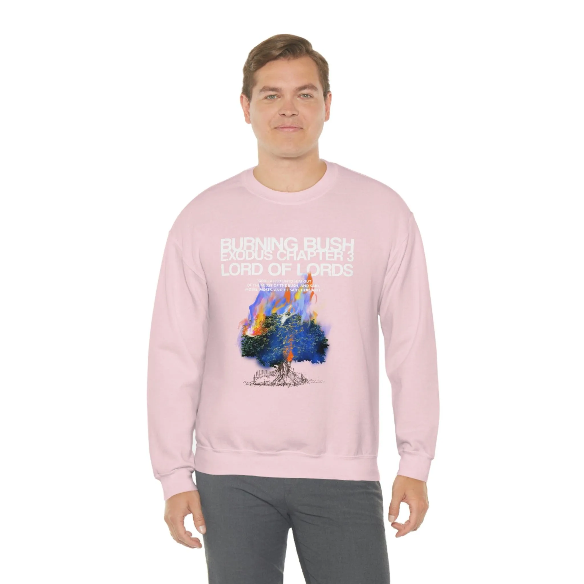 Unisex Burning Bush Heavy Blend™ Crewneck Sweatshirt