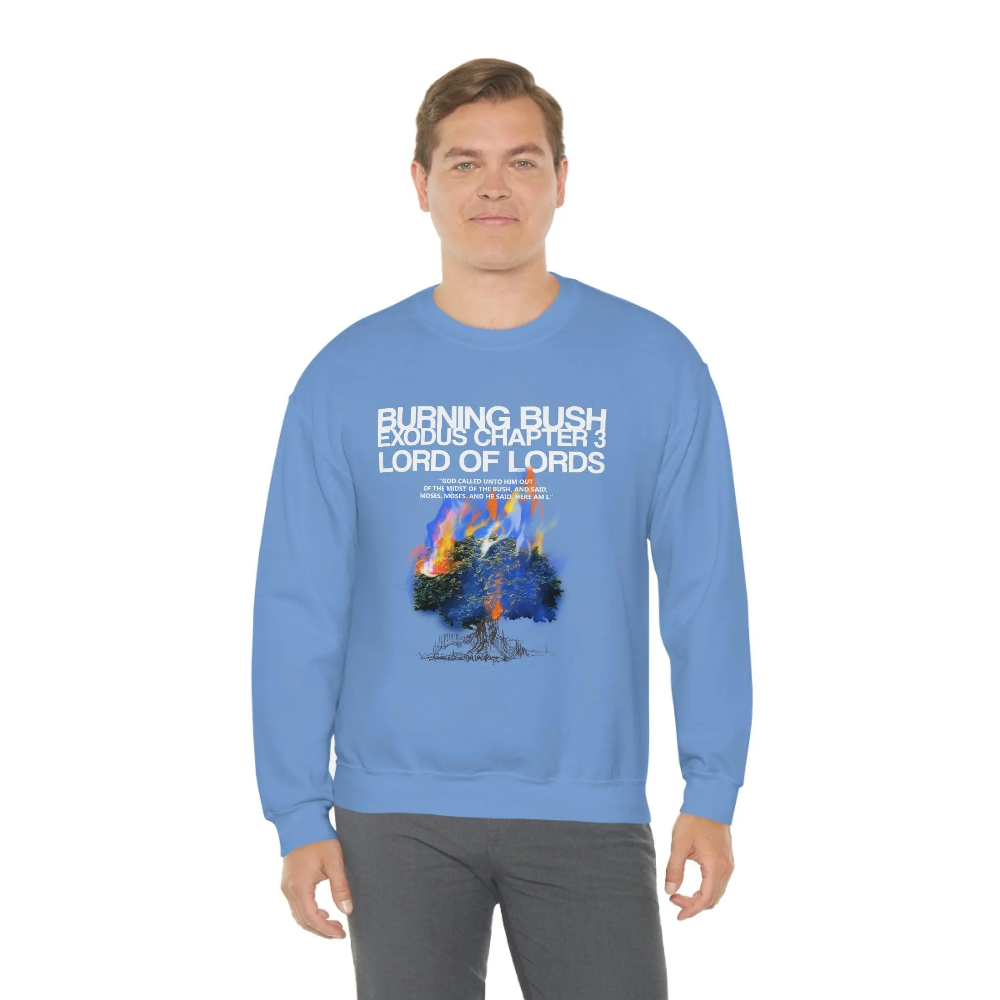 Unisex Burning Bush Heavy Blend™ Crewneck Sweatshirt