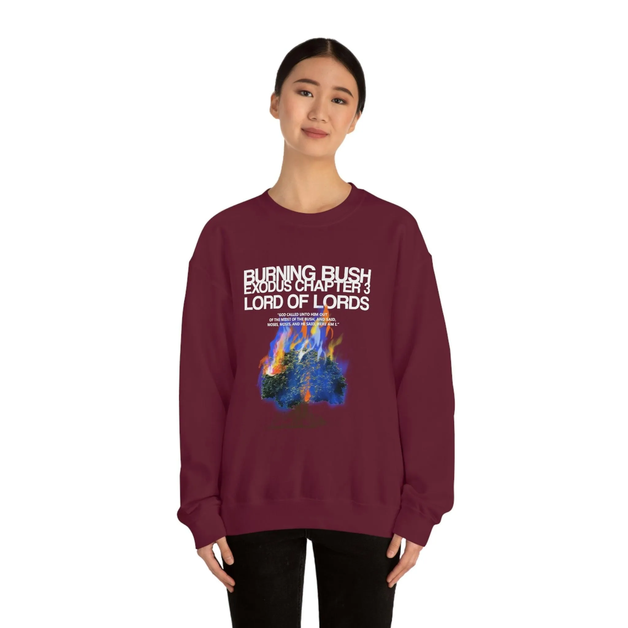 Unisex Burning Bush Heavy Blend™ Crewneck Sweatshirt
