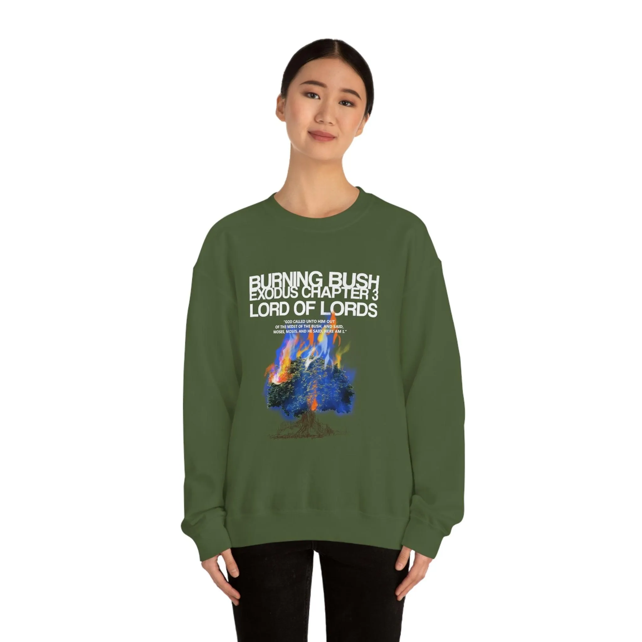 Unisex Burning Bush Heavy Blend™ Crewneck Sweatshirt