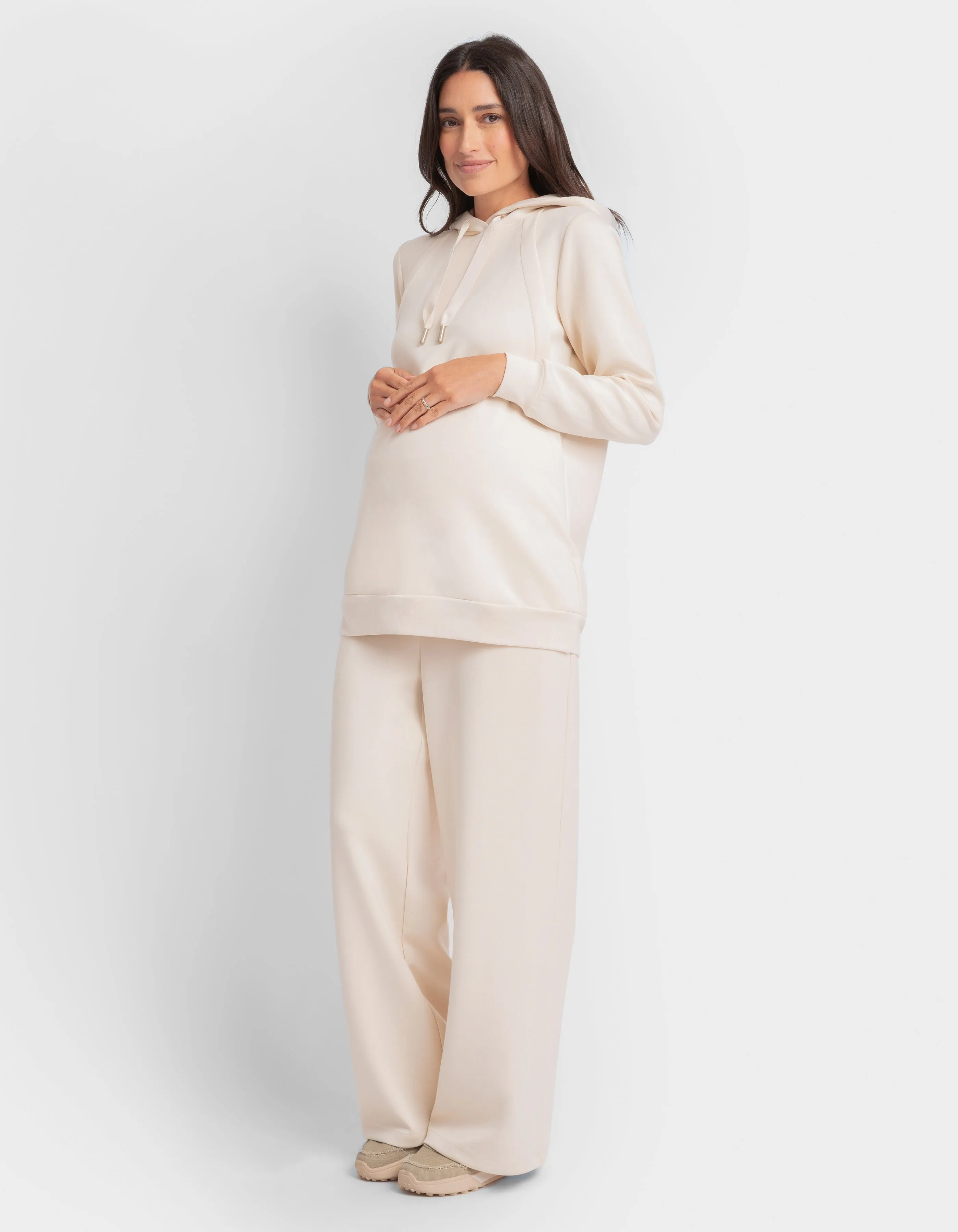 Wide-Leg Lounge Maternity Trouser