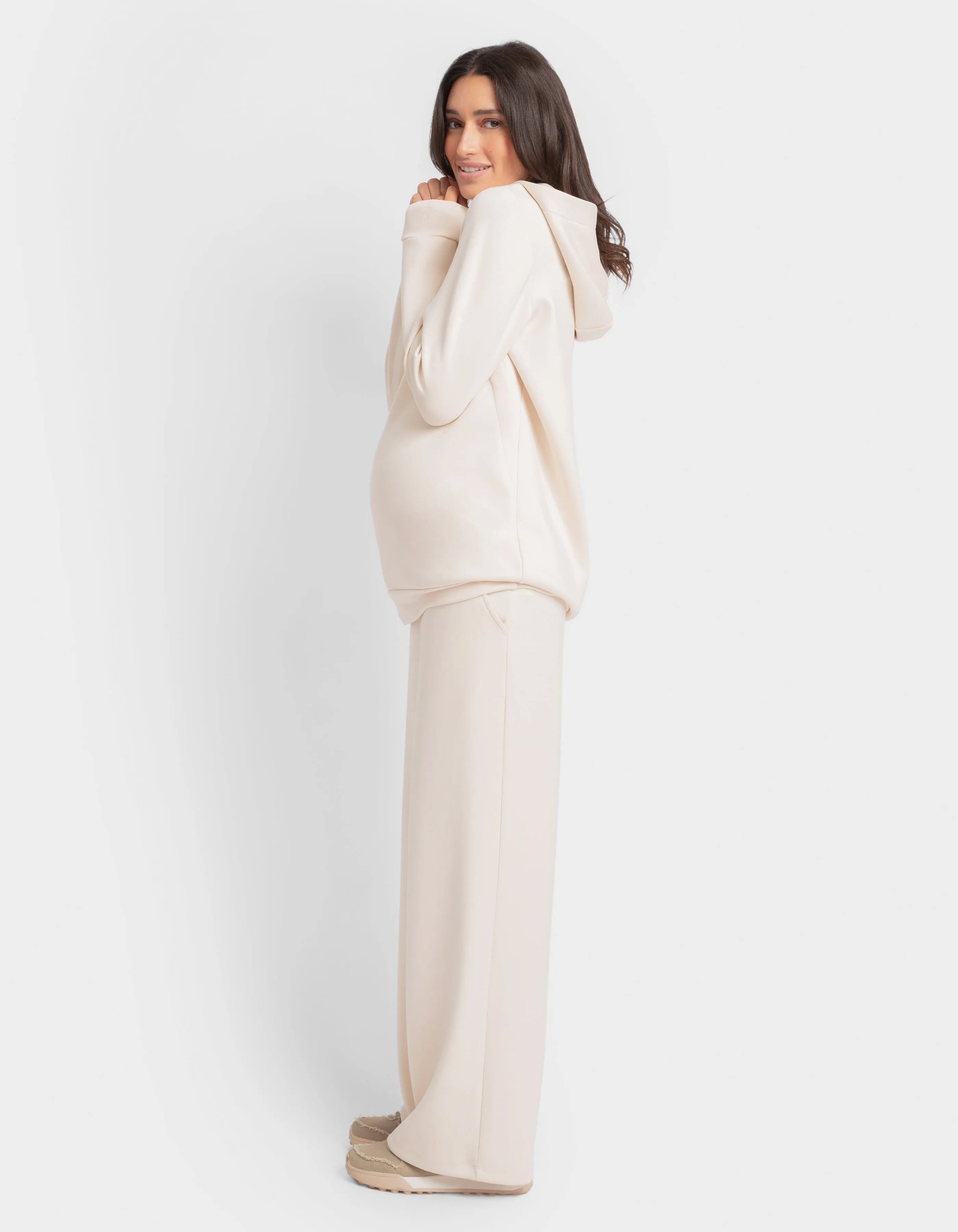 Wide-Leg Lounge Maternity Trouser