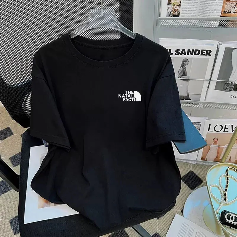 Women's Short Sleeve Letter/Number T-Shirts M 589351