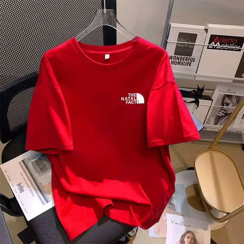 Women's Short Sleeve Letter/Number T-Shirts M 589351