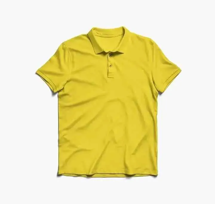 YELLOW POLO TEE